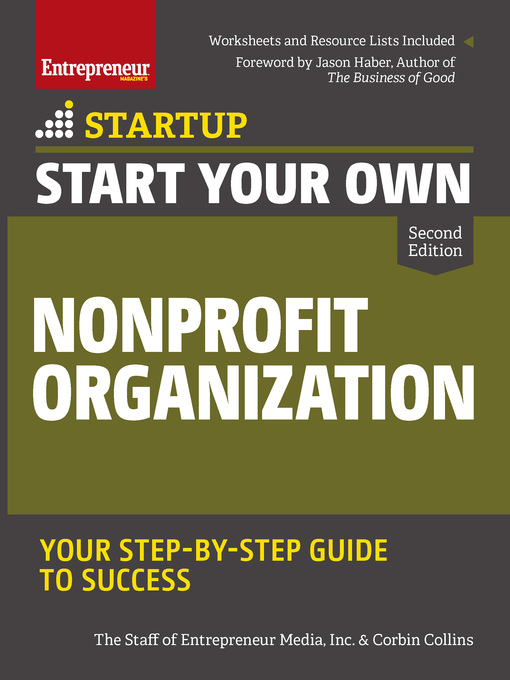 Title details for Start Your Own Nonprofit Organization by The Staff of Entrepreneur Media, Inc. - Available